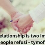 a true relationship is two imperfect people refusi - tymoff