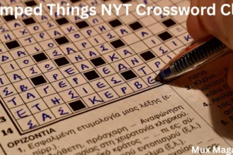 Bumped Things NYT Crossword Clue
