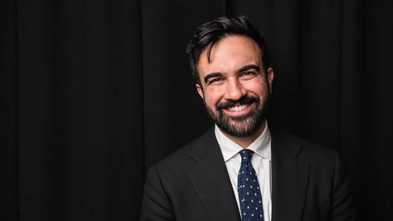 Rama Duwaji: Zohran Mamdani’s Wife, Age, Art and Background Zohran Mamdani, New York City mayor, smiling in a dark suit and tie