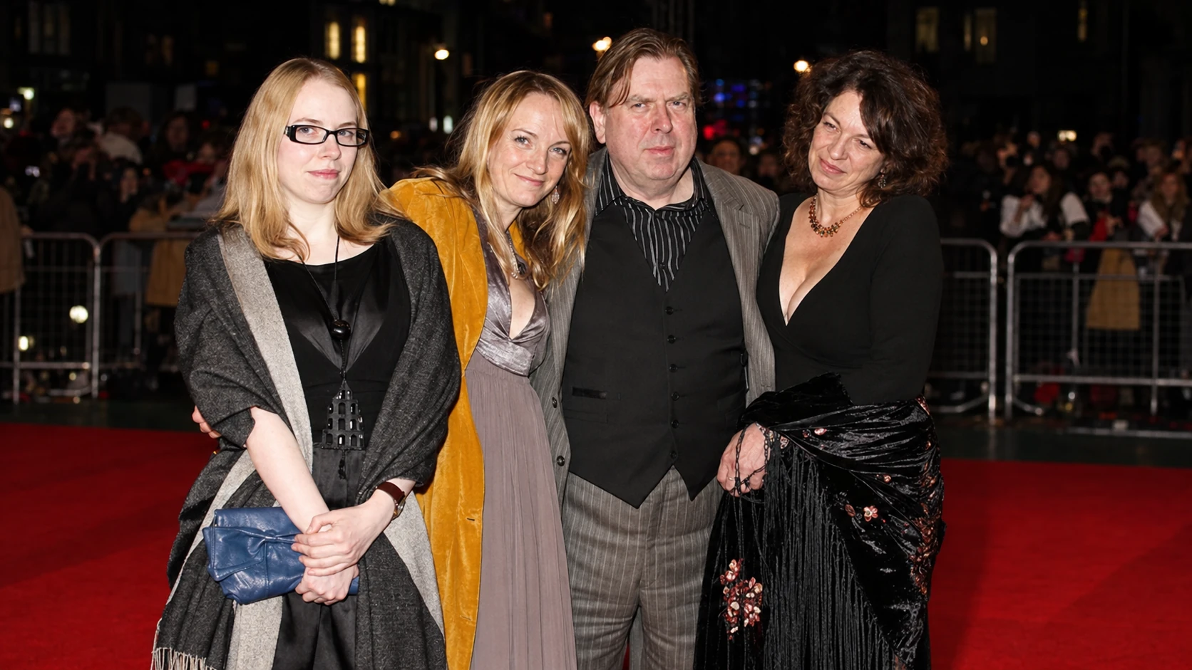 Public appearances with the Spall family - Mercedes Spall